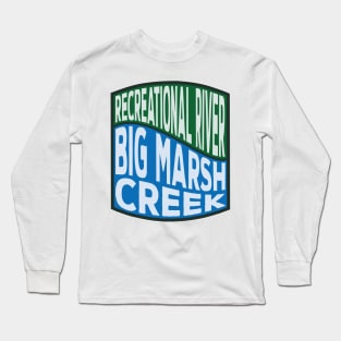 Big Marsh Creek Recreational River wave Long Sleeve T-Shirt